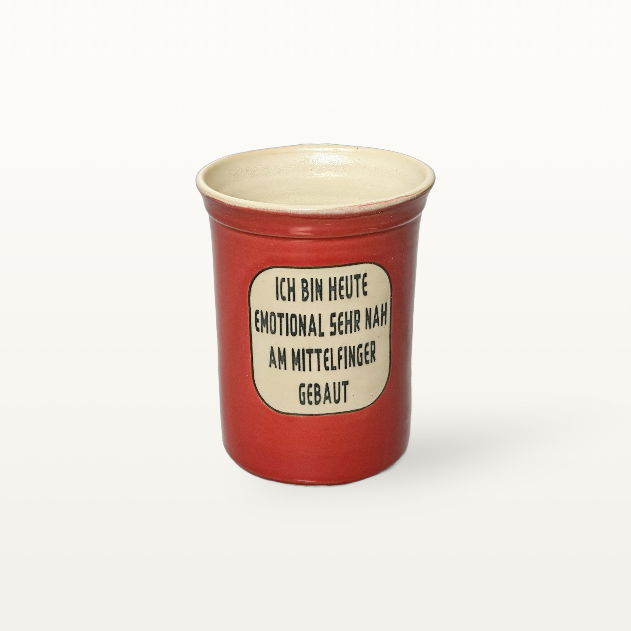 Große Tasse - Graphico Explizit - Mittelfinger - Rot 1 Große Tasse - Graphico Explizit - Mittelfinger - Rot