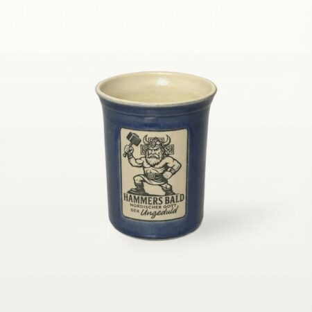 Große Tasse - Graphico Klartext - Thor - Blau