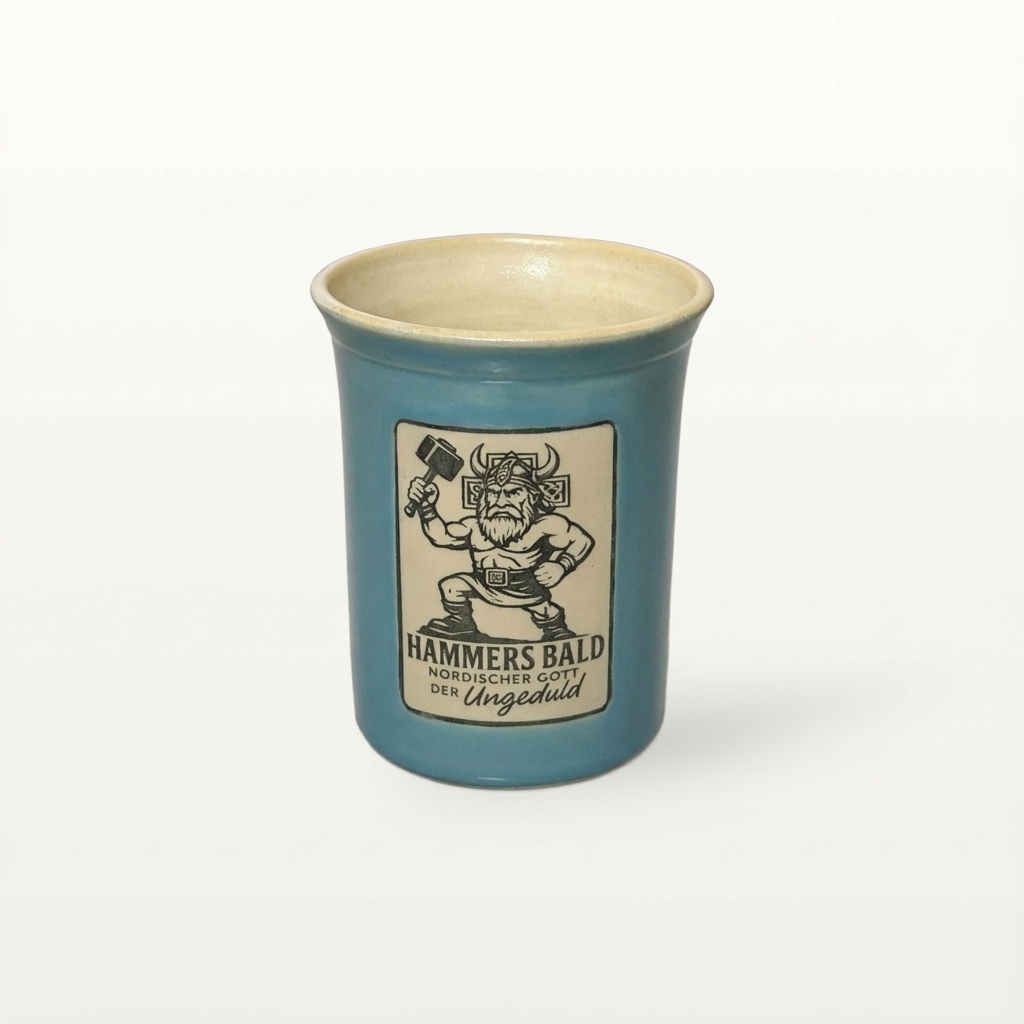 Große Tasse - Graphico Klartext - Thor - Türkis 1 Große Tasse - Graphico Klartext - Thor - Türkis
