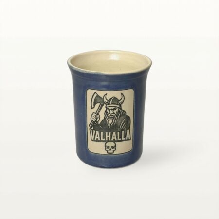 Große Tasse - Graphico Klartext - Valhalla - Blau