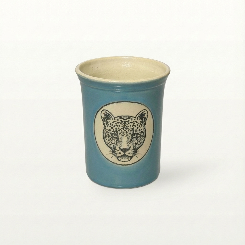 Große Tasse - Graphico Natur - Puma - Türkis 1 Große Tasse - Graphico Natur - Puma - Türkis