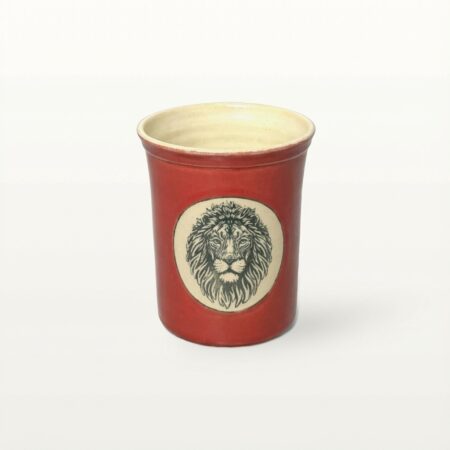 Große Tasse - Graphico Natur - Löwe - Rot