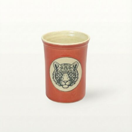 Große Tasse - Graphico Natur - Tiger - Rot