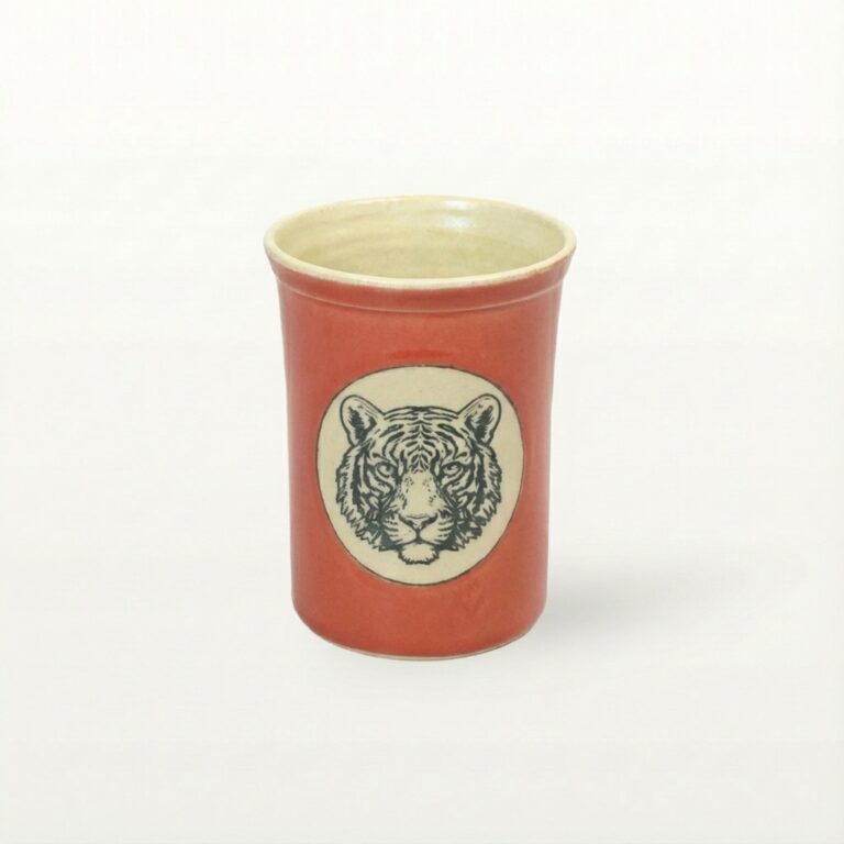 Große Tasse - Graphico Natur - Tiger - Rot 5