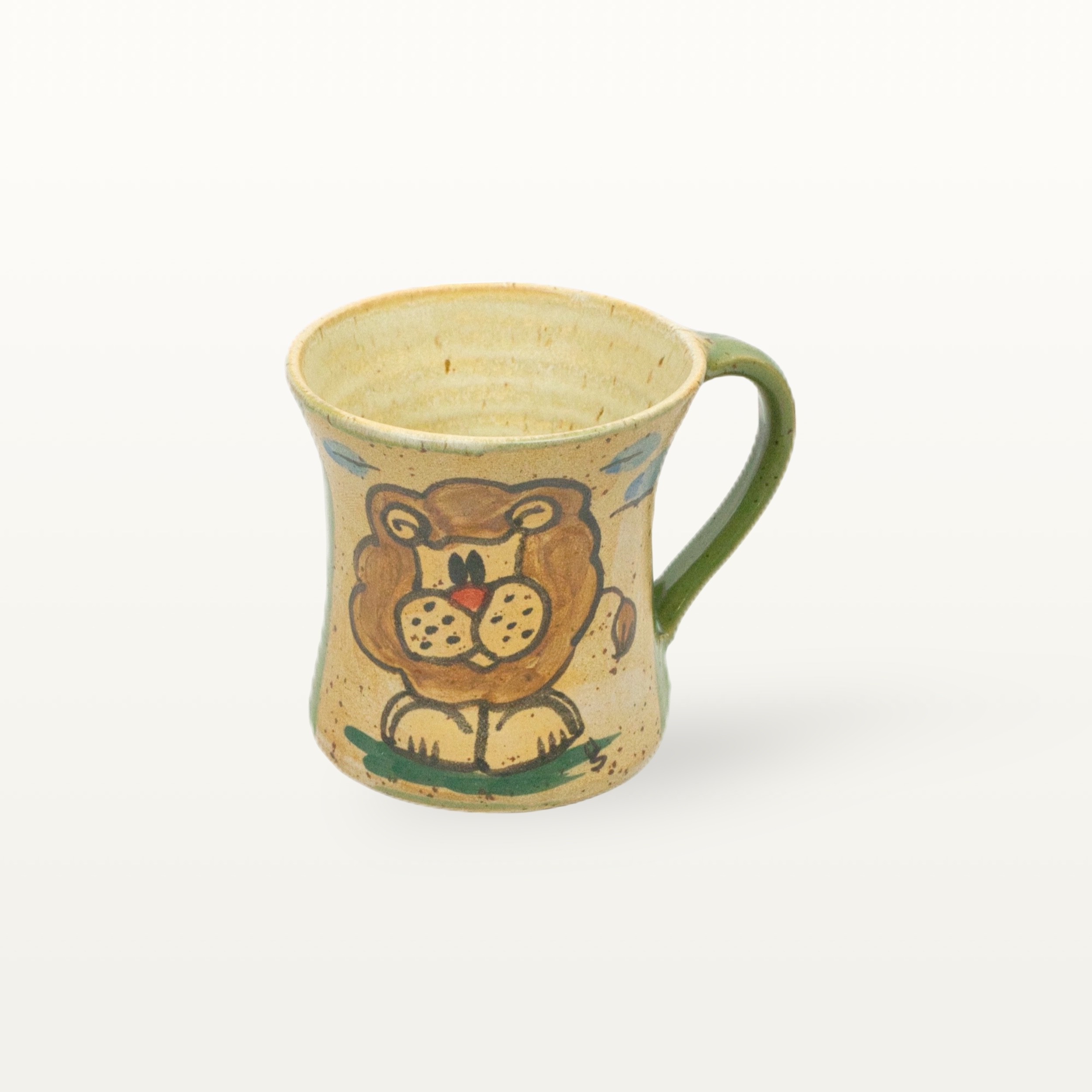 Tasse Löwe - Tierfreunde - Grün