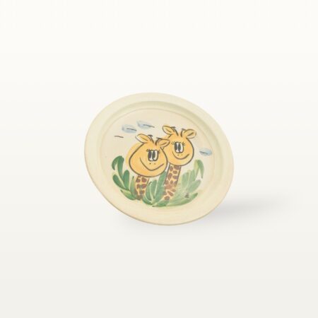 Teller Giraffe - Tierfreunde - Hellbraun