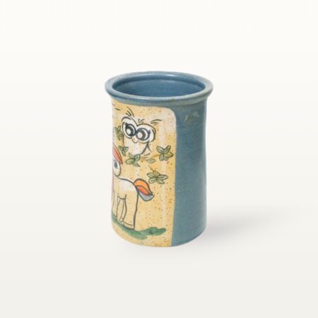 Alternative view of Bestecktopf Einhorn - Tierfreunde - Blau