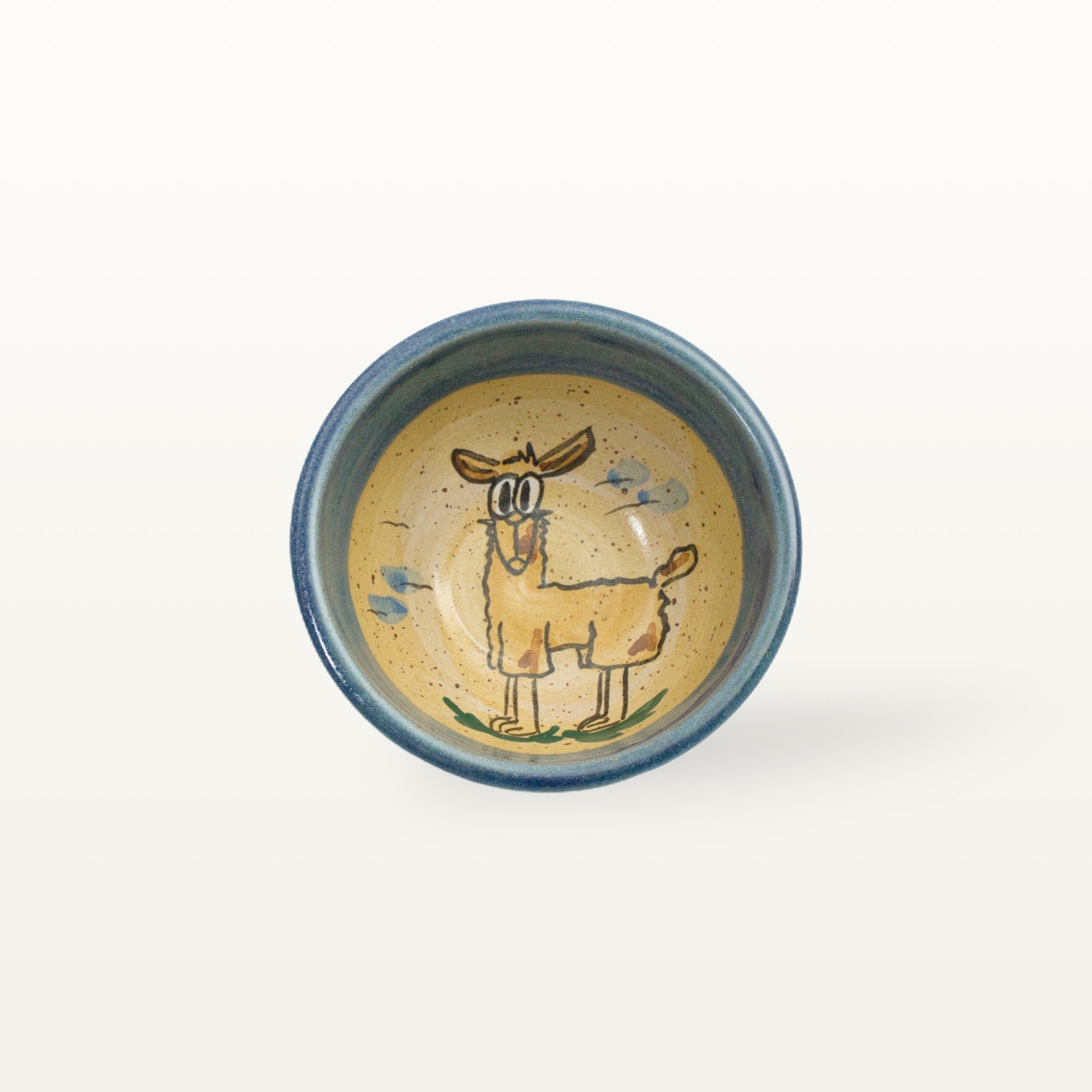 Müslischale Lama - Tierfreunde - Blau 1 Müslischale Lama - Tierfreunde - Blau