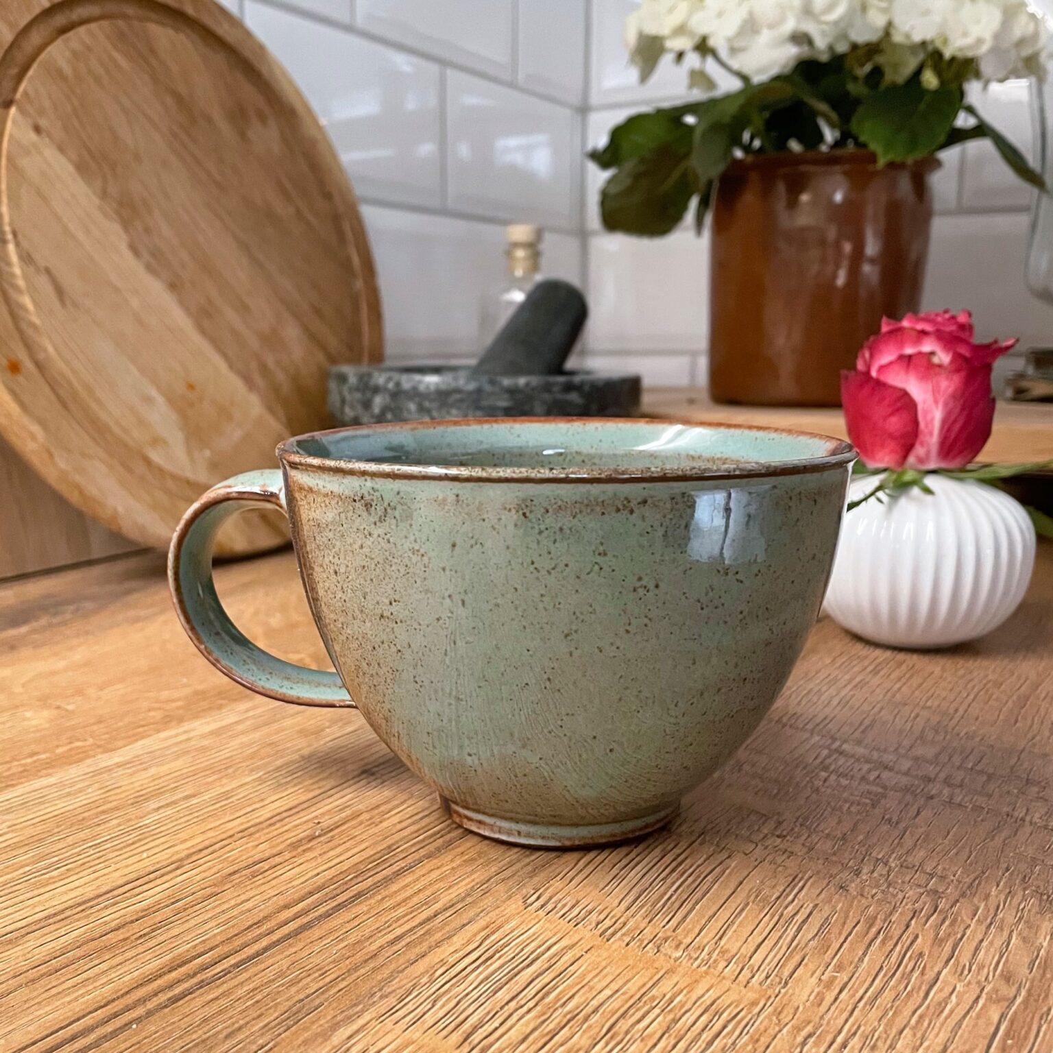 Alleskönner, stapelbare Tasse - Grün 3 Alleskönner, stapelbare Tasse - Grün – Bild 3