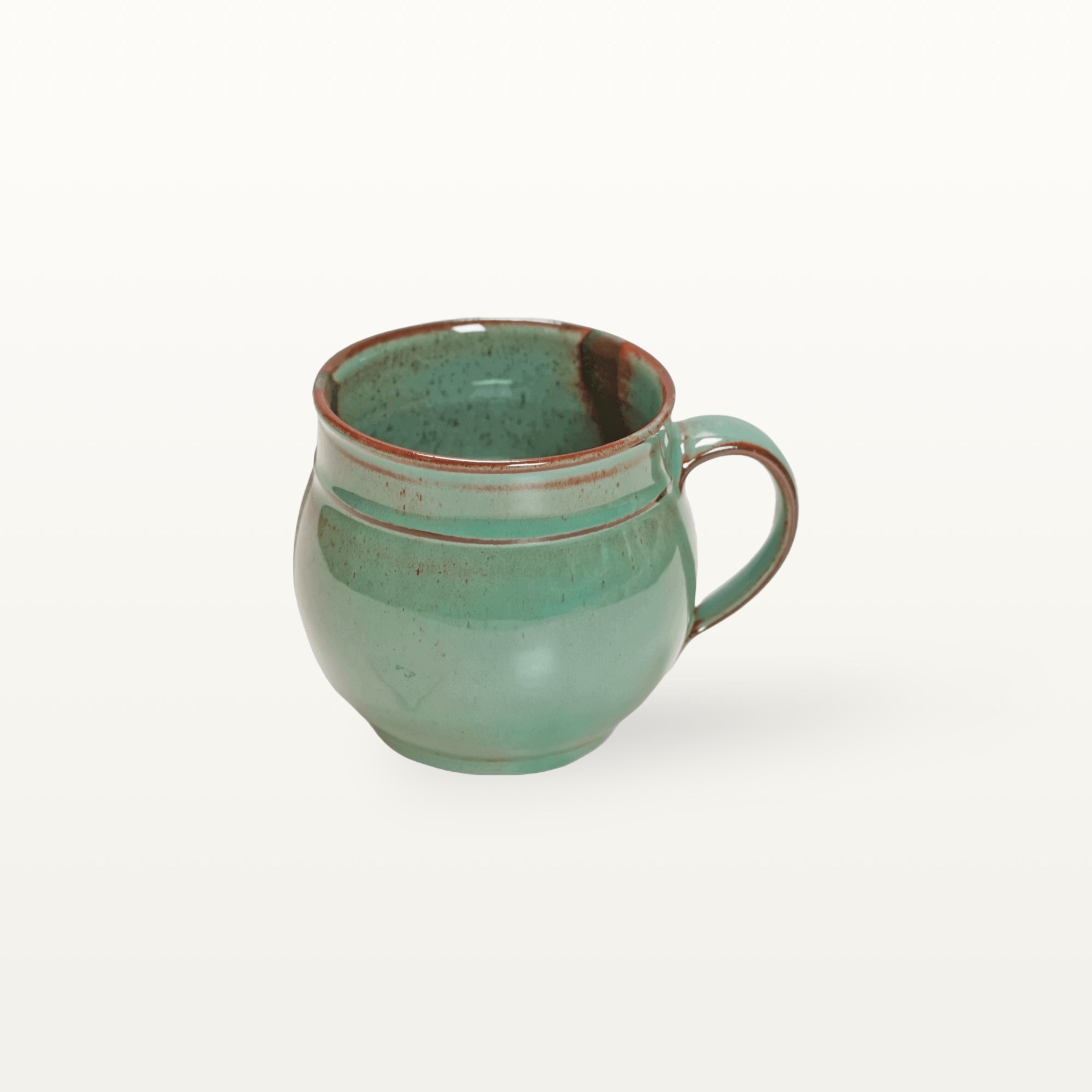 Bauchige Geniessertasse - Grün 5 Bauchige Geniessertasse - Grün – Bild 5