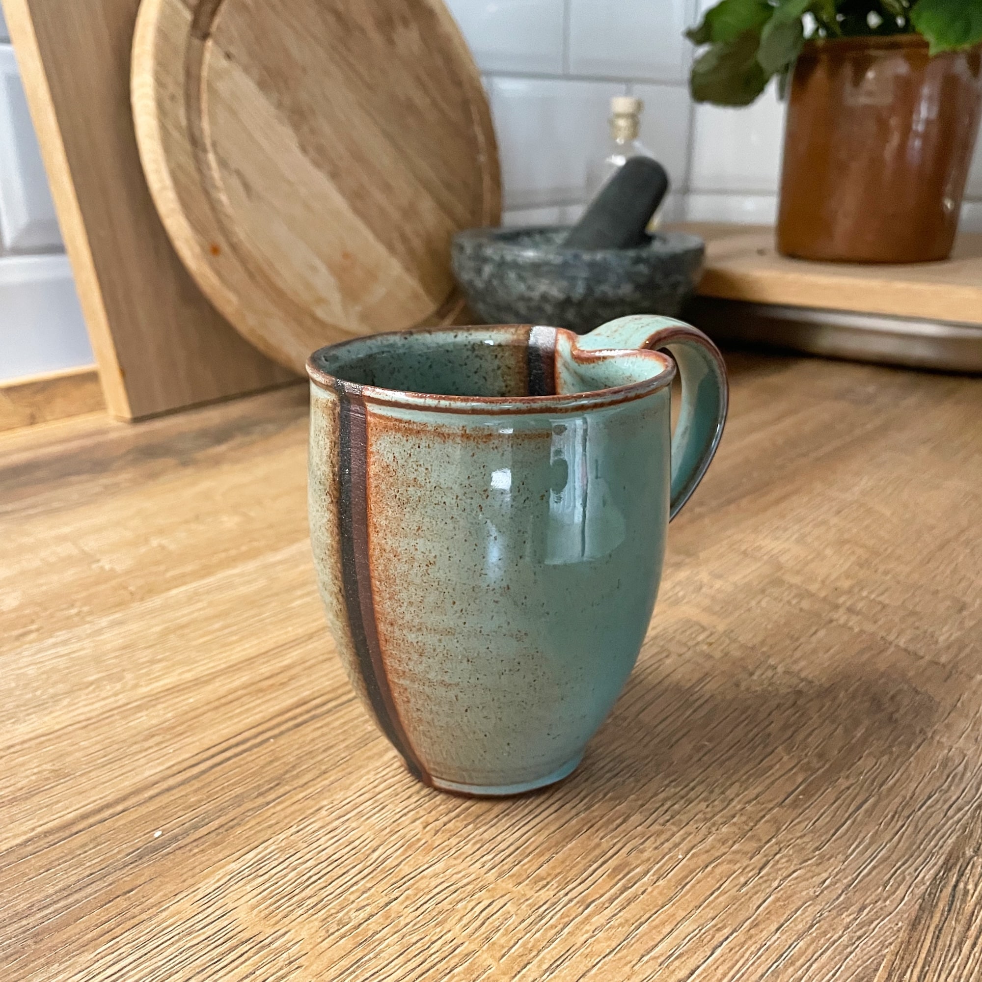 Die besondere Henkeltasse - Grün 2 Die besondere Henkeltasse - Grün – Bild 2