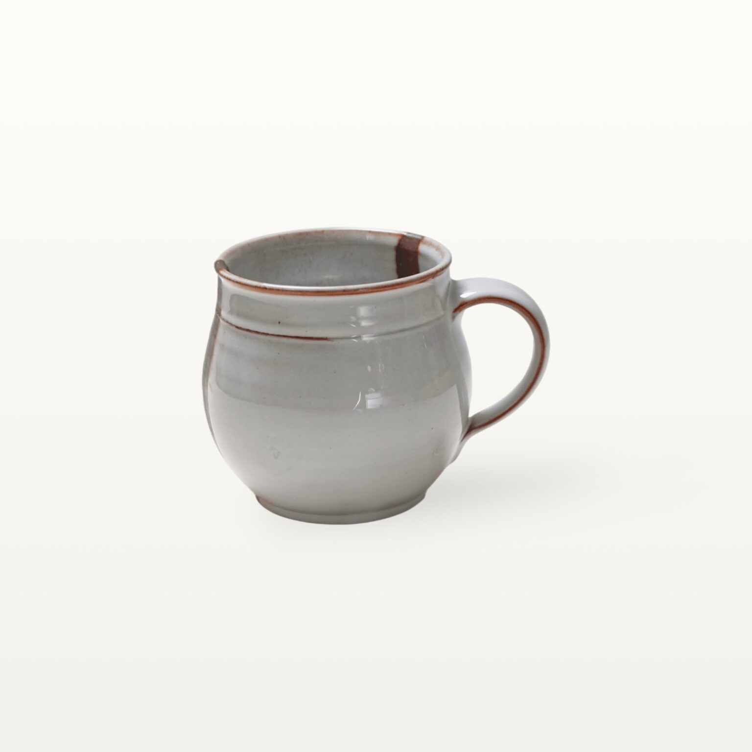 Bauchige Geniessertasse - Weiß 8