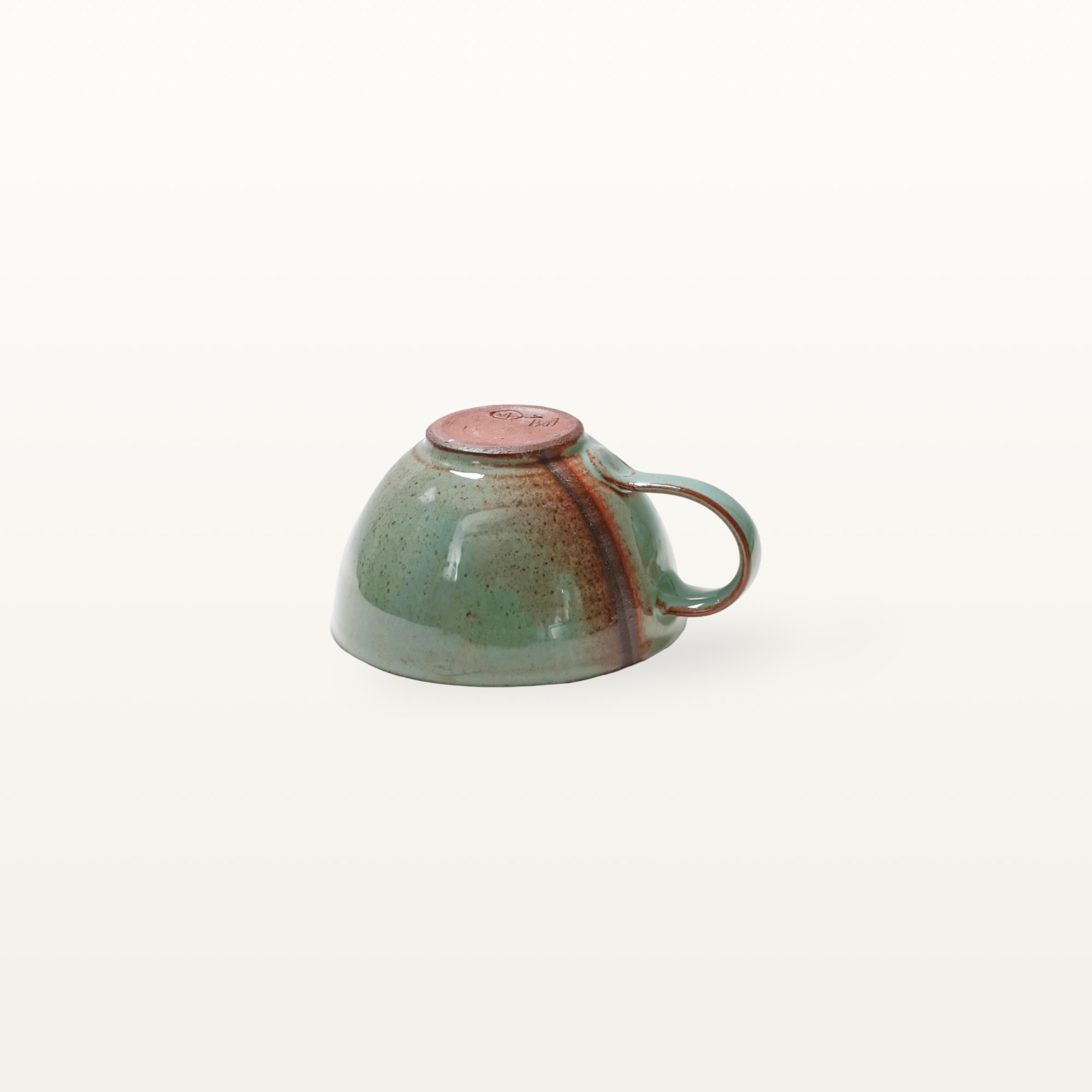 Stapelbare Kaffee- und Teetasse - Grün 3 Stapelbare Kaffee- und Teetasse - Grün – Bild 3