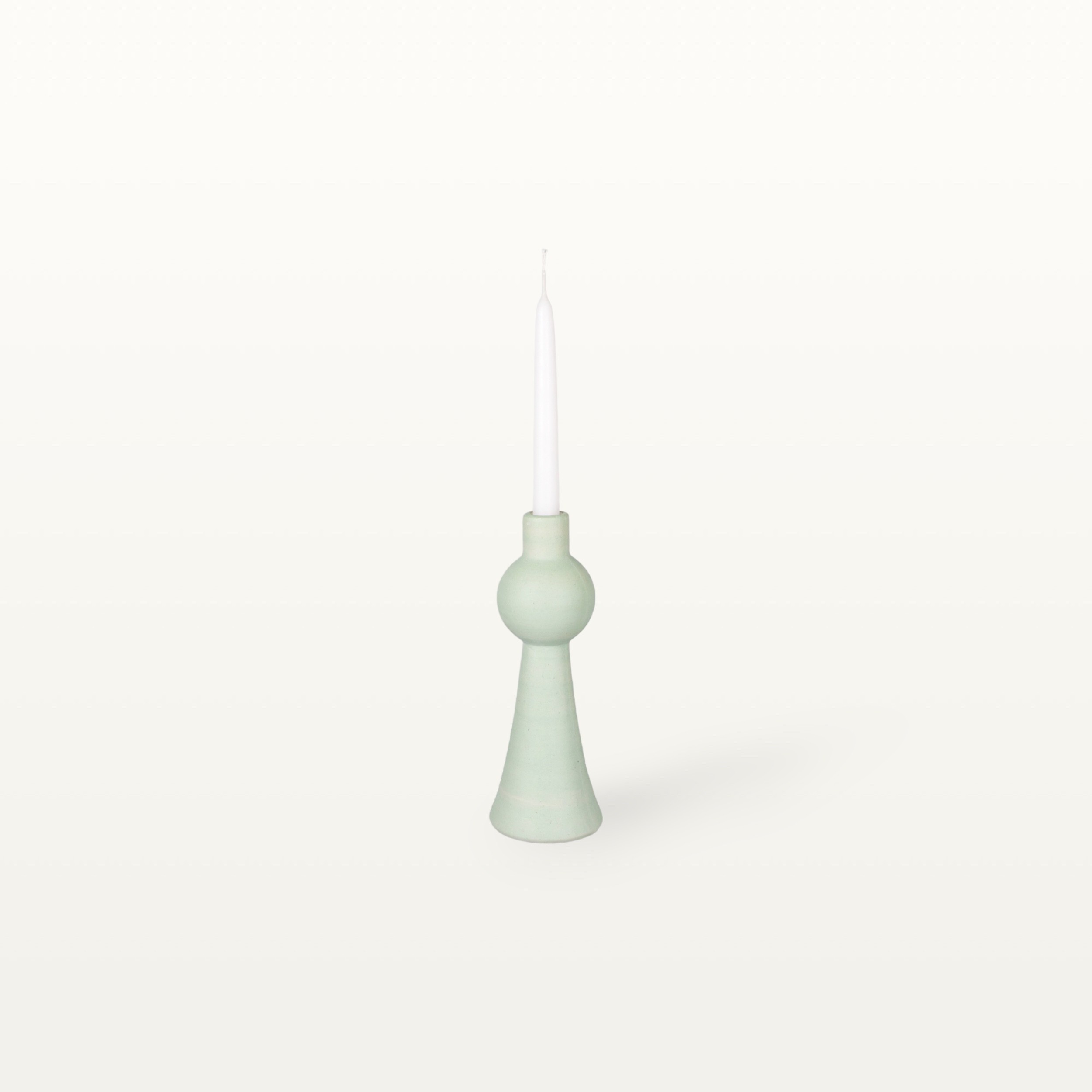 Kleine Vase / Kerzenhalter "Fernsehturm" - Hellgrün 1 Kleine Vase / Kerzenhalter "Fernsehturm" - Hellgrün