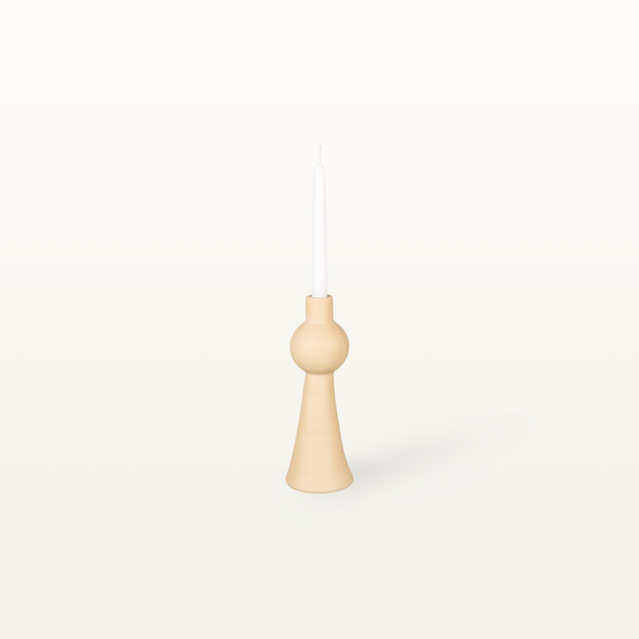 Kleine Vase / Kerzenhalter "Fernsehturm" - Gelb 7