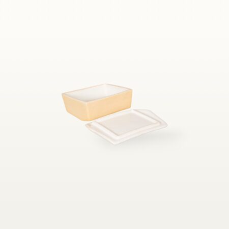 Elegante Butterdose - Gelb 5 Elegante Butterdose - Gelb – Bild 3