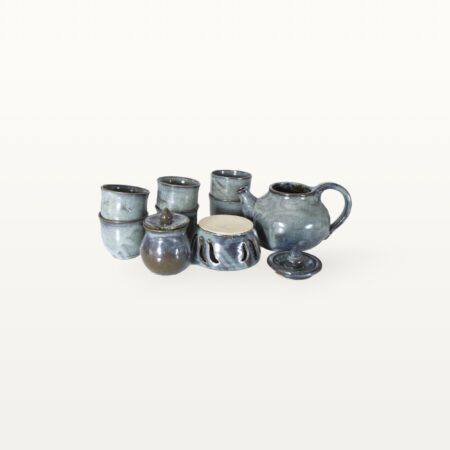 Umfangreiches blaues Teeservice "Charlotte" – Bild 3