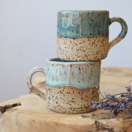 Gesprenkelte Espressotasse – Bild 3