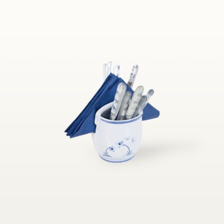 Besteck- und Serviettenhalter "Butler" - Blume