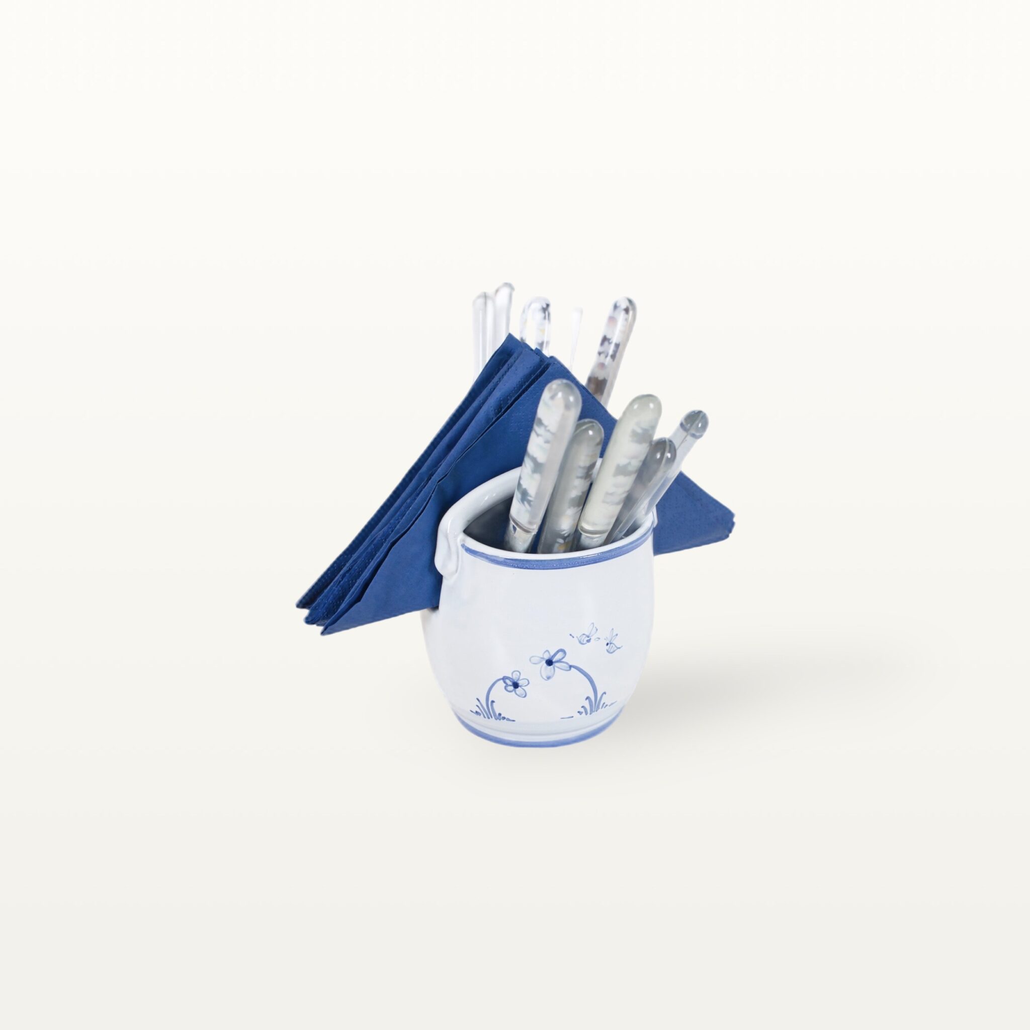 Besteck- und Serviettenhalter "Butler" - Blume 1 Besteck- und Serviettenhalter "Butler" - Blume