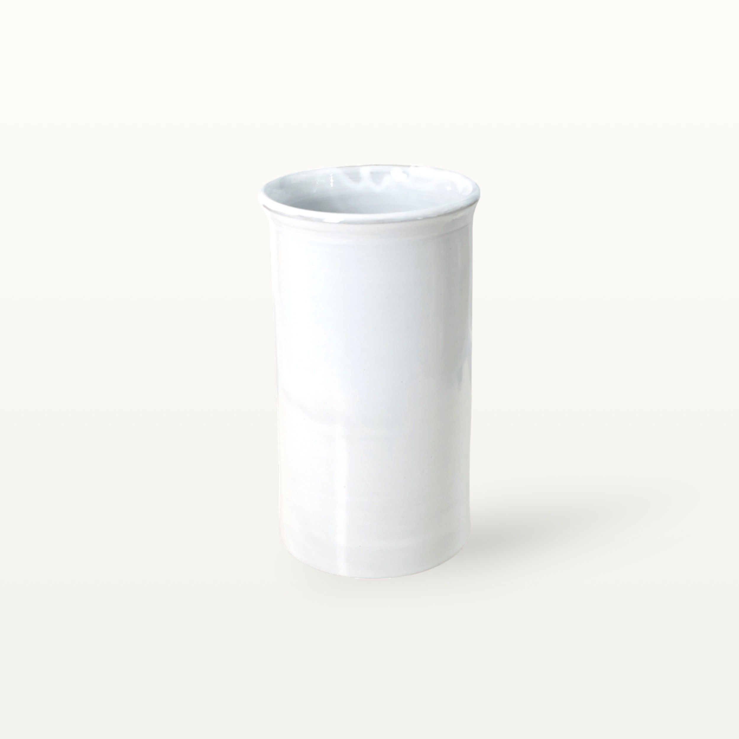 Keramik Vase "Klassik" - Groß - Weiß