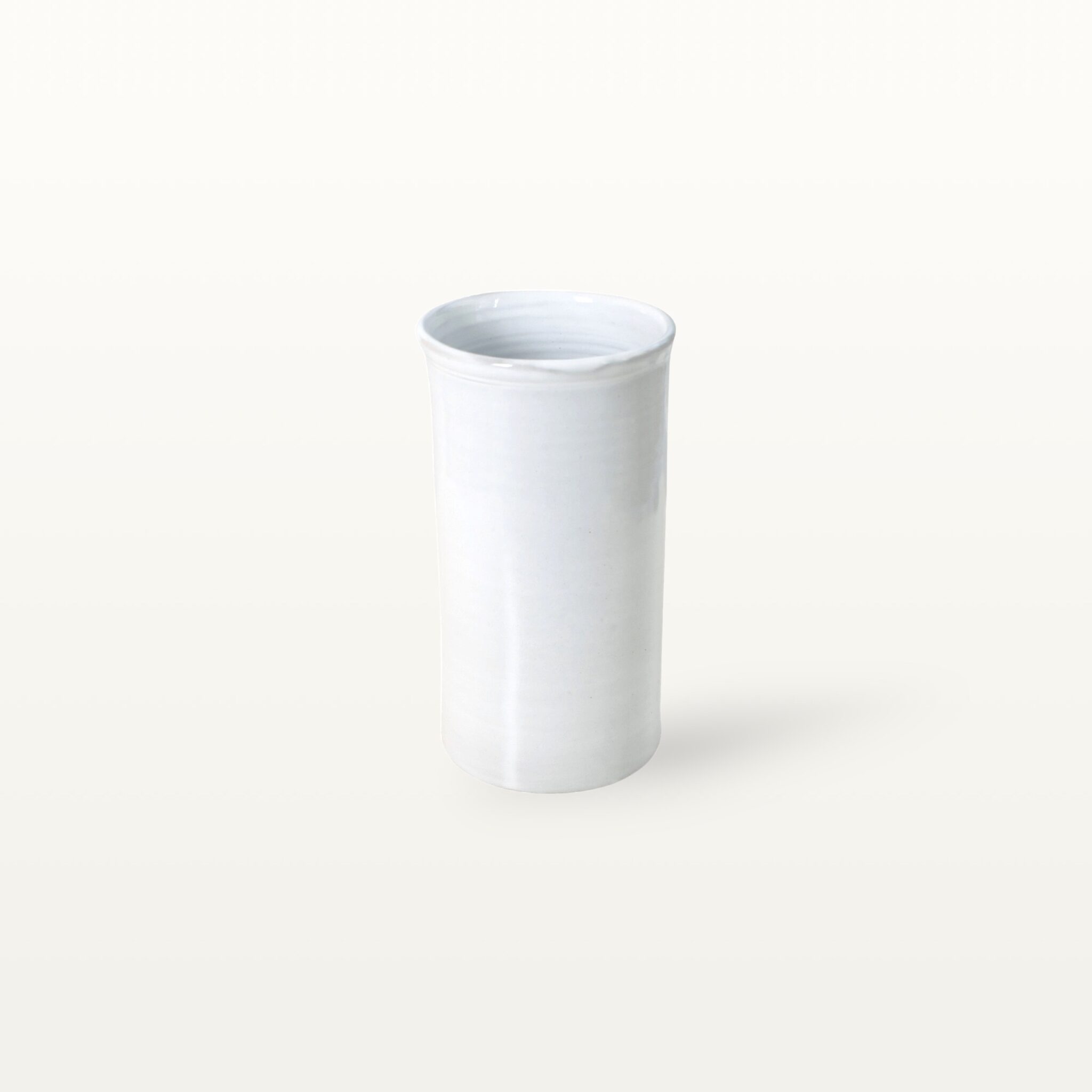 Keramik Vase "Klassik" - Mittel - Weiß 1 Keramik Vase "Klassik" - Mittel - Weiß
