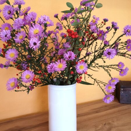 Keramik Vase "Klassik" - Groß - Weiß 13 Keramik Vase "Klassik" - Groß - Weiß – Bild 7