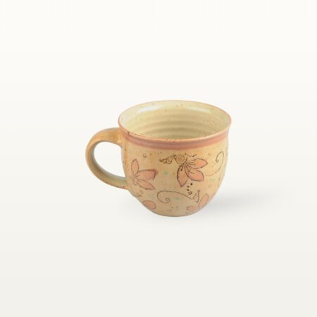 Alternative view of Bauchige Tasse "Liguria" - Orange