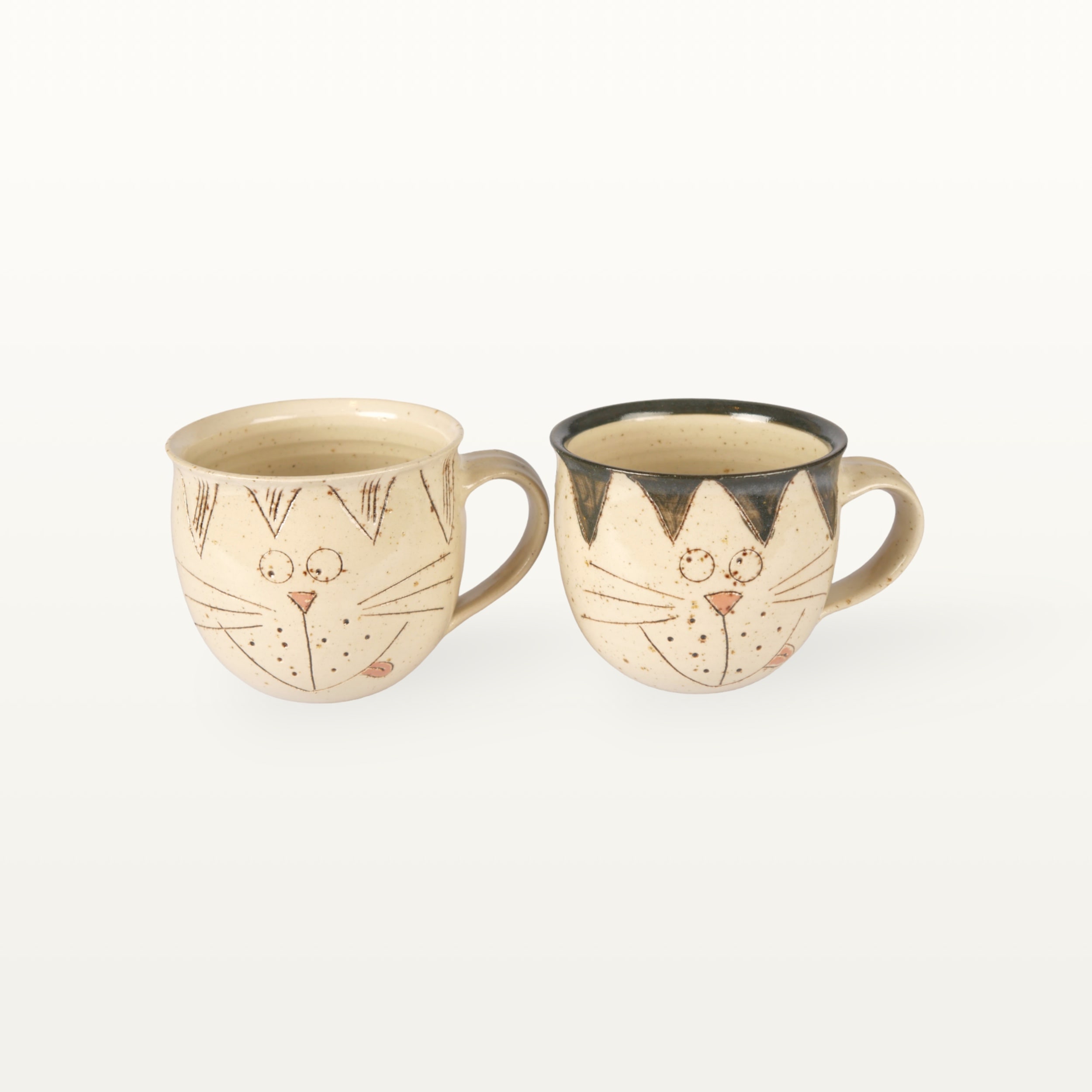 Bauchige Tasse "Schmunzelkatze" - Weiß 4 Bauchige Tasse "Schmunzelkatze" - Weiß – Bild 4