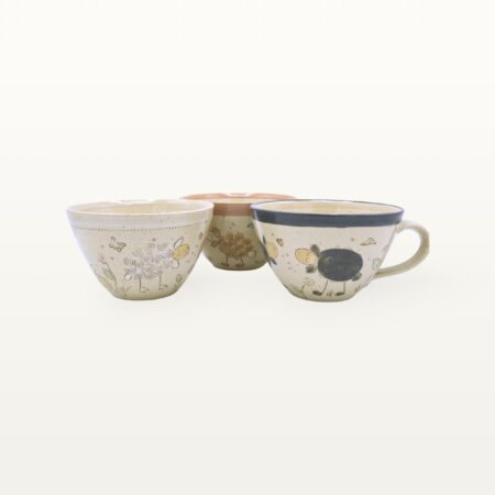 Große Tasse "Wolkenschaf" - Schwarz – Bild 3