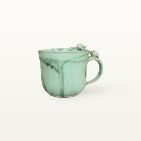 Bauerntasse - Grün mit Maus