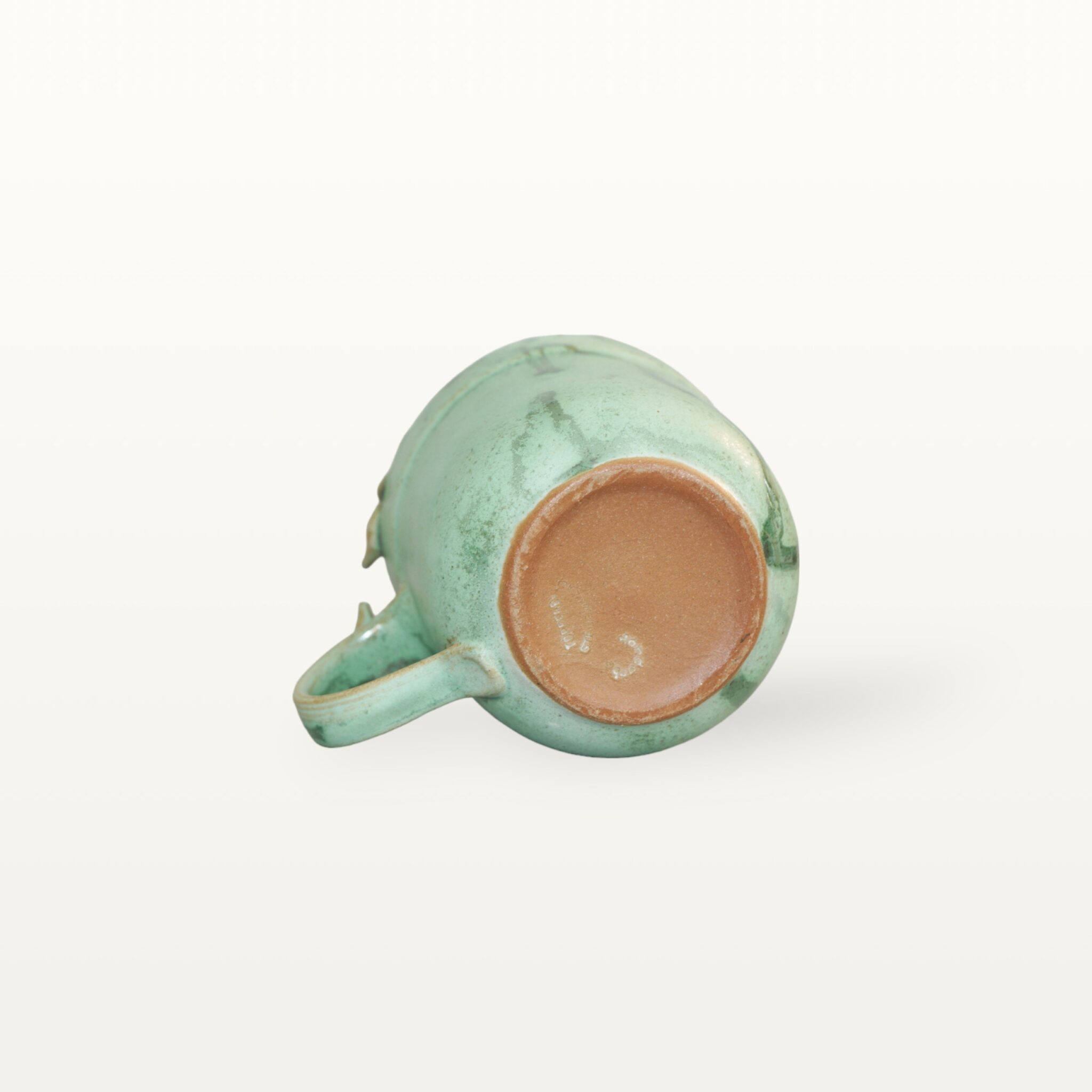 Bauerntasse - Grün mit Maus 5 Bauerntasse - Grün mit Maus – Bild 5