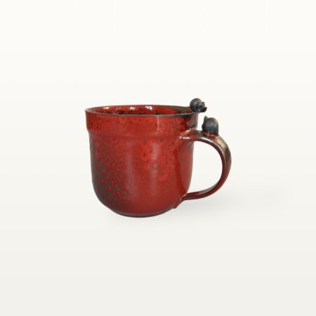 Bauerntasse - Rot mit Maus – Bild 3