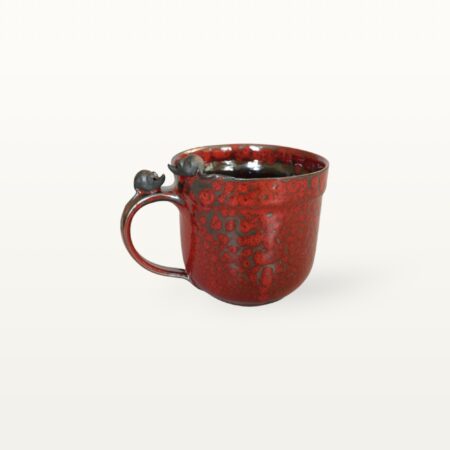 Bauerntasse - Rot mit Maus – Bild 5