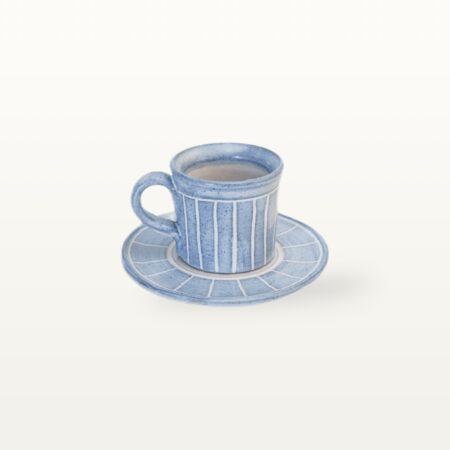 Espresso-Gedeck "Feinstrich Blau" – Bild 3