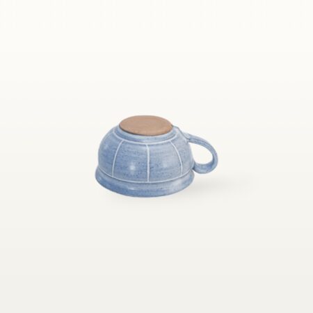 Kleine Tasse "Feinstrich Blau" – Bild 3