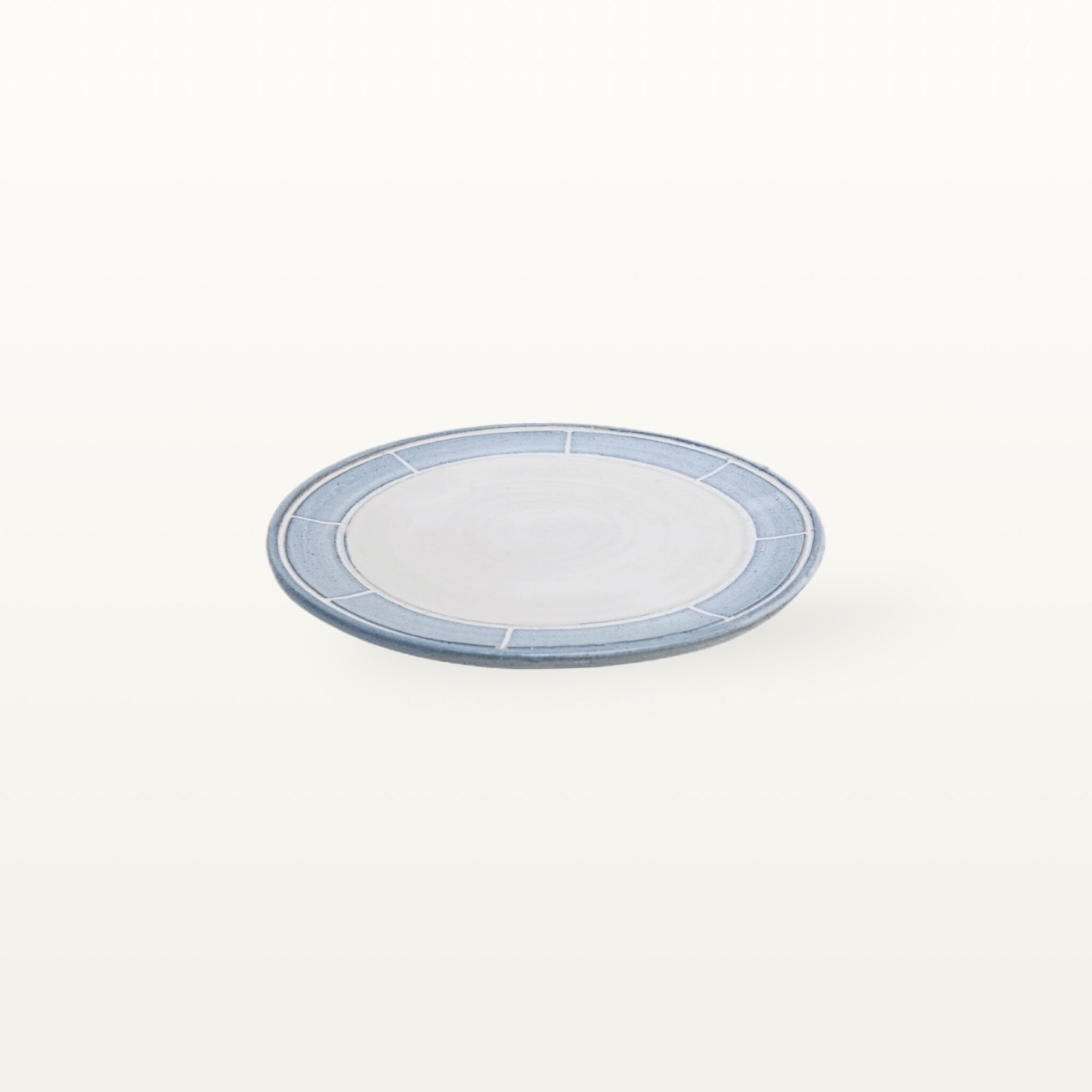 Mittlerer Teller "Feinstrich Blau" 7