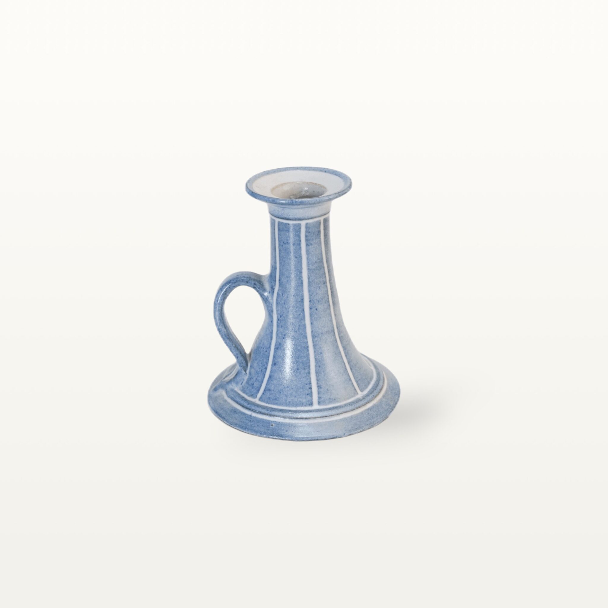 Leuchter / Vase "Feinstrich Blau" 3 Leuchter / Vase "Feinstrich Blau" – Bild 3