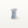 Kleine Vase "Feinstrich Blau" - tailliert 7