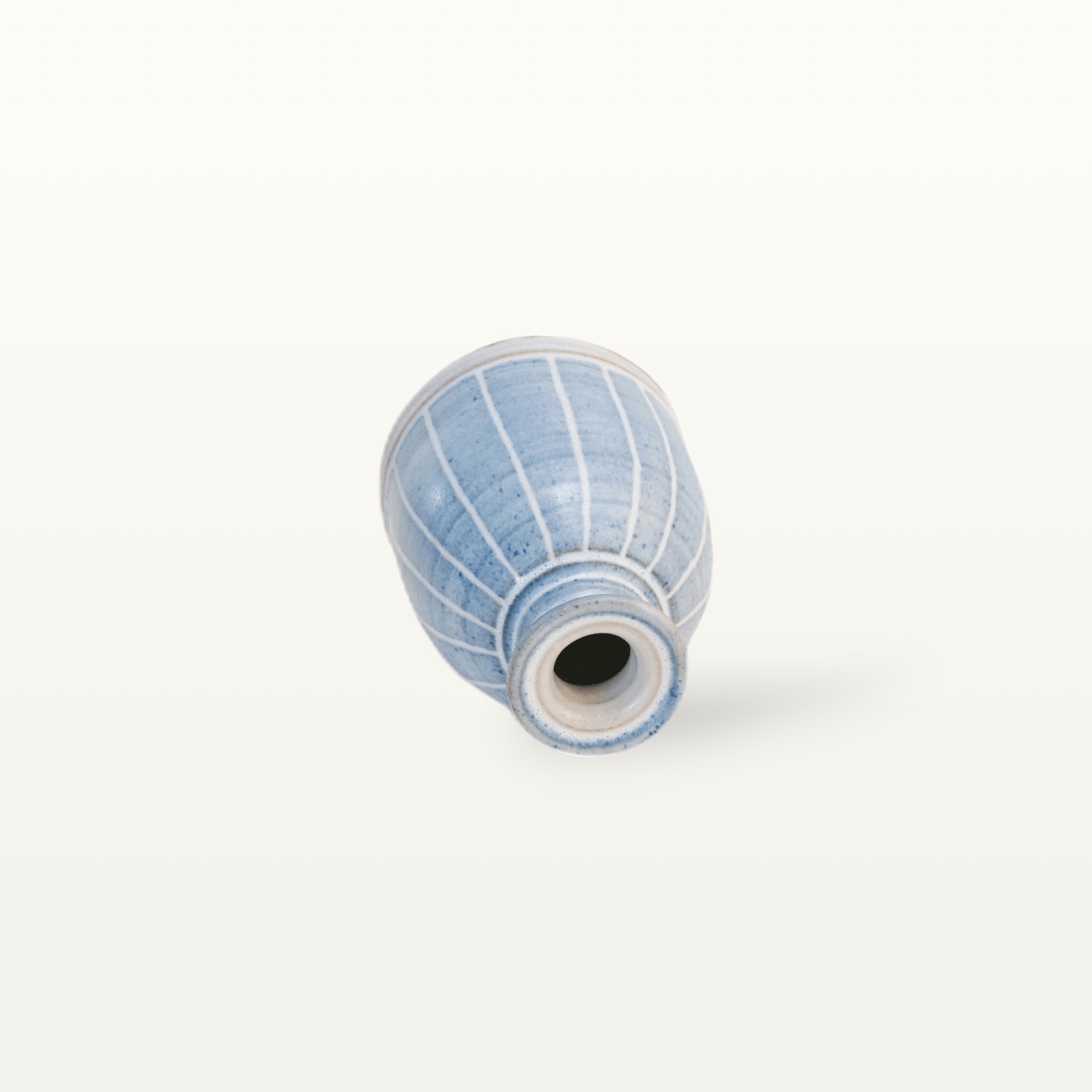 Kleine Vase "Feinstrich Blau" - stylisch 2 Kleine Vase "Feinstrich Blau" - stylisch – Bild 2