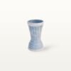 Mittlere Vase "Feinstrich Blau" - öffnend 6