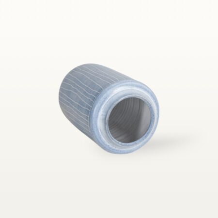 Alternative view of Mittlere Vase "Feinstrich Blau" - beidseitig eingezogen