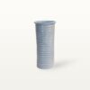 Sehr große Vase "Feinstrich Blau" - gerade geringelt 8