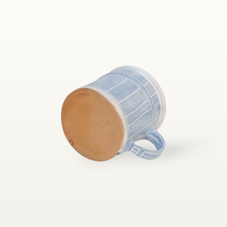 Alternative view of Zylindrische Tasse "Feinstrich Blau" - Streifen