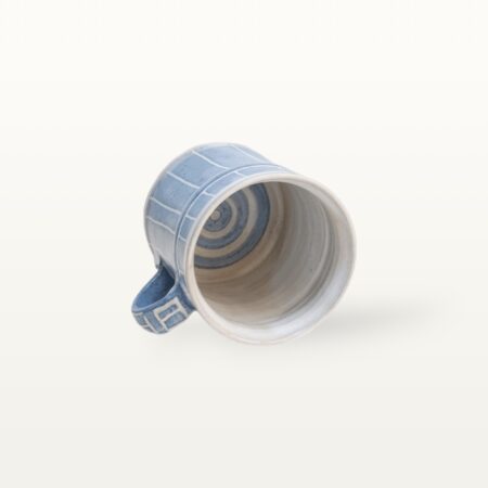Zylindrische Tasse "Feinstrich Blau" - Streifen – Bild 4