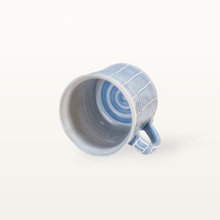 Zylindrische Tasse "Feinstrich Blau" - Streifen – Bild 5