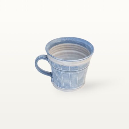 Konische Tasse "Feinstrich Blau" - Streifen 7 Konische Tasse "Feinstrich Blau" - Streifen – Bild 3