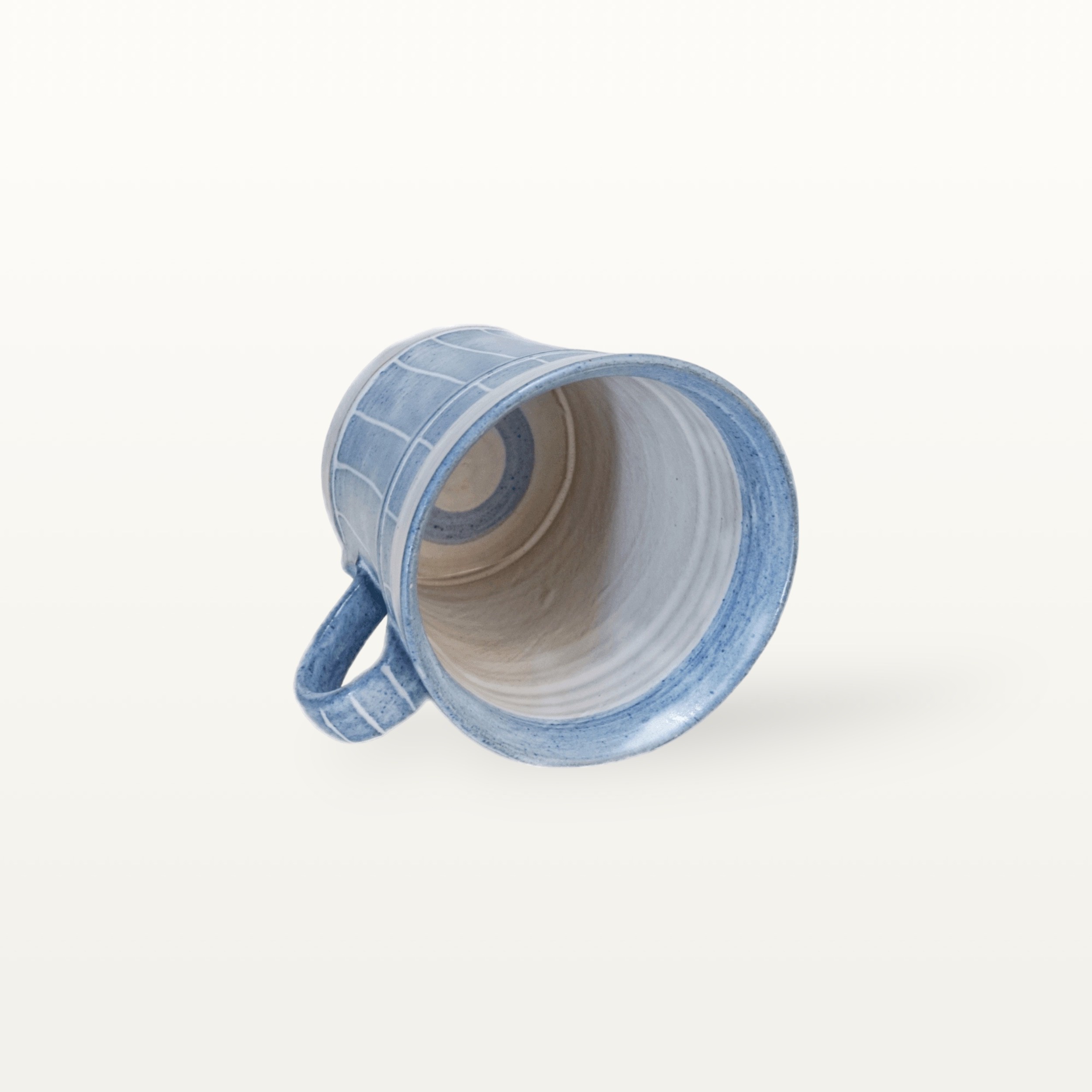 Konische Tasse "Feinstrich Blau" - Streifen 5 Konische Tasse "Feinstrich Blau" - Streifen – Bild 5