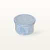 Französische Butterdose "Feinstrich Blau" 8