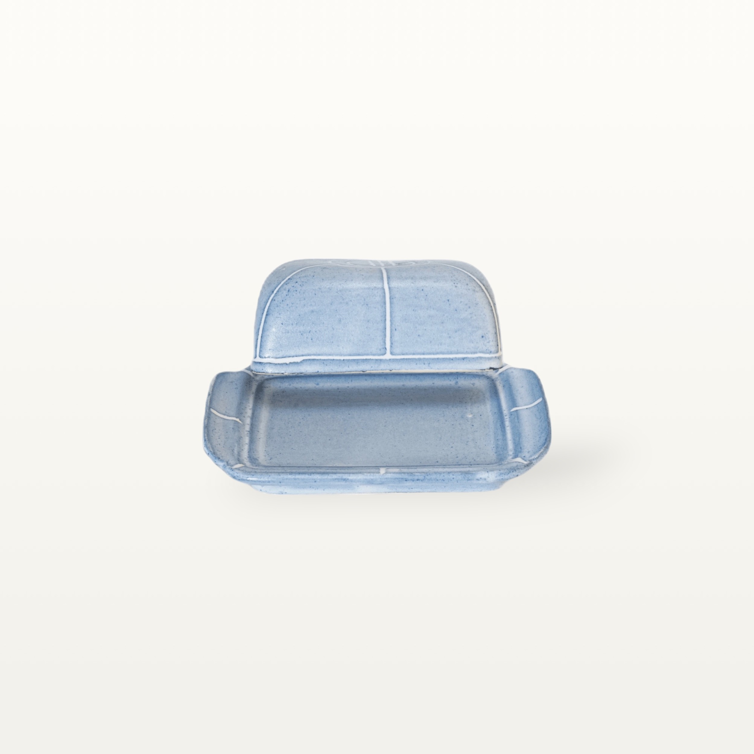 Butterdose "Feinstrich Blau" 3 Butterdose "Feinstrich Blau" – Bild 3
